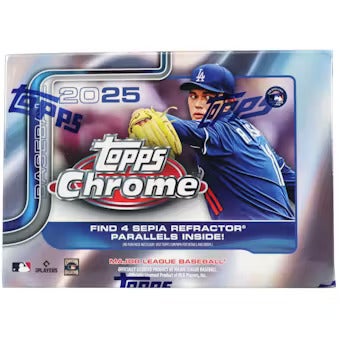 2025 Topps Chrome Baseball 7-Pack Blaster Box | Brew Town