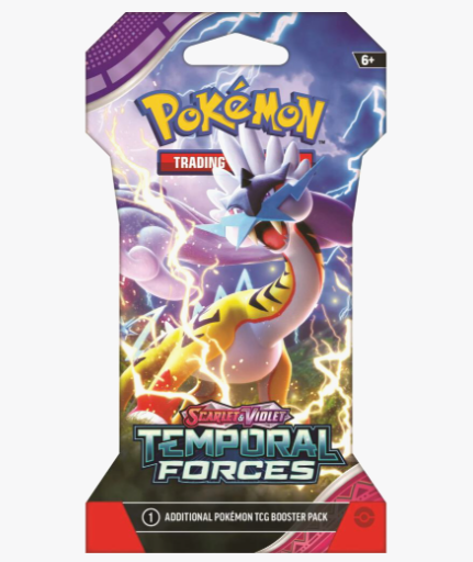 pokemon scarlet and violet temporal forces booster box Pokémon TCG Scarlet And Violet Temporal Forces Sleeved Booster Pack